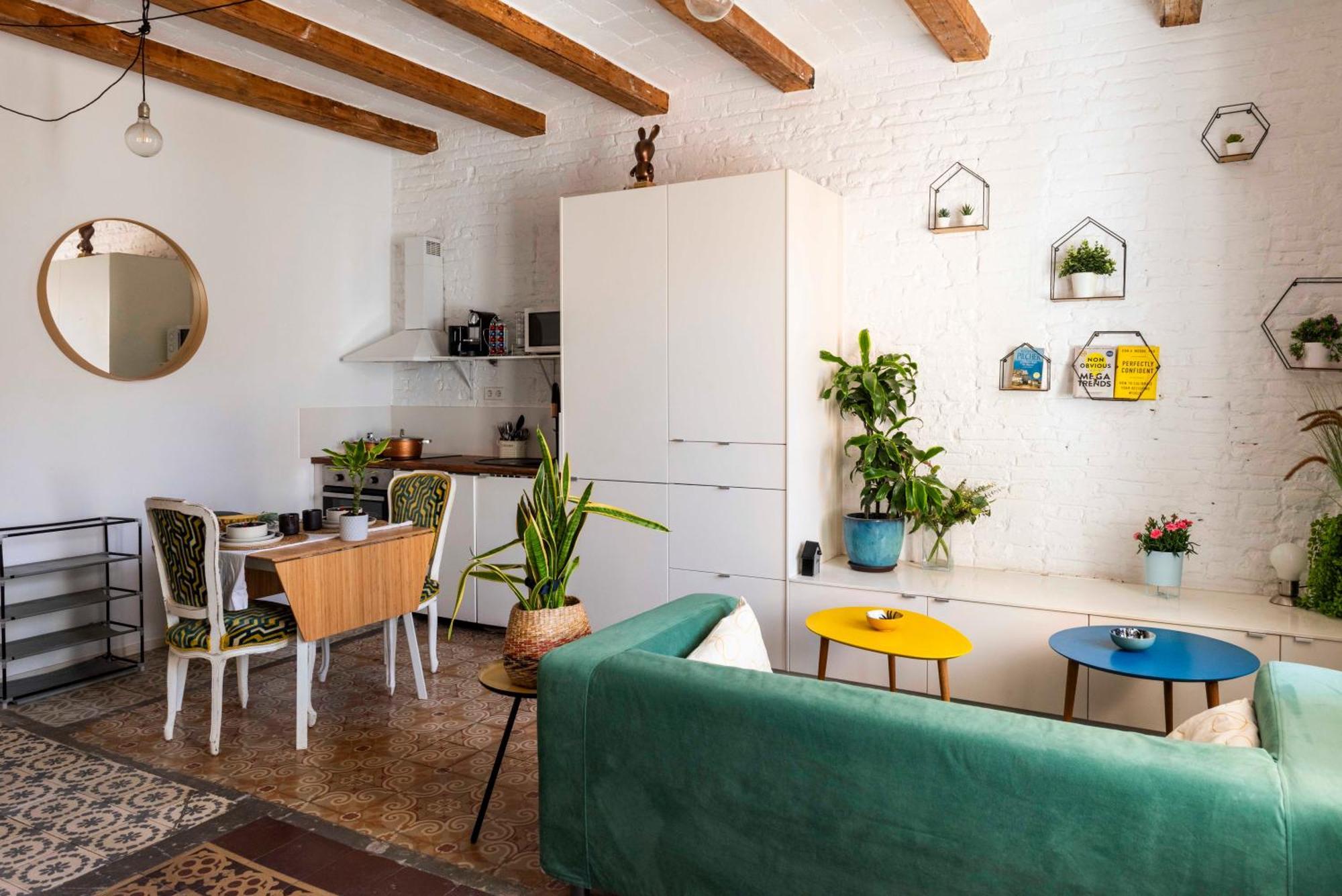 Enchanting 2 Bedroom Flat With Terrace Near Placa Espanya 巴塞罗那 外观 照片